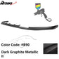 2017-2020 BMW G30 5 Series M Sport HM Painted Front Bumper Lip ABS