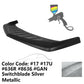 2014-2015 Chevy Camaro Z28 Style Front Bumper Lip Painted PP Spoiler