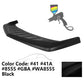 2014-2015 Chevy Camaro Z28 Style Front Bumper Lip Painted PP Spoiler