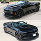 2019-2024 Chevy Camaro SS Style Black Front Bumper Guard Gloss Lip ABS
