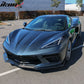 2020-2025 Chevy Corvette C8 5VM Style Front Bumper Lip Carbon Fiber