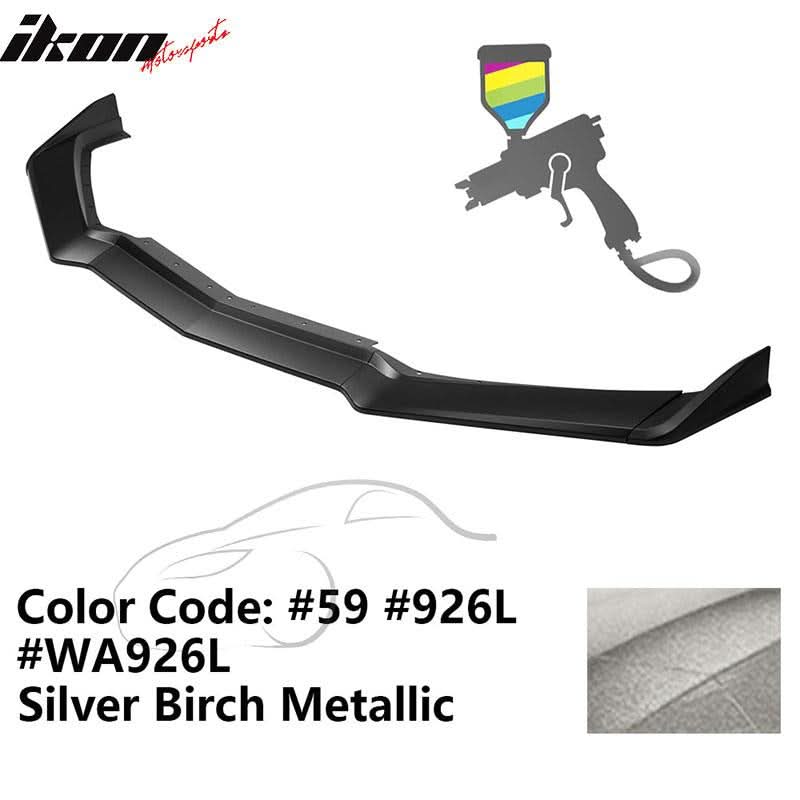 2020-2025 Chevy Corvette C8 IKON Style Front Bumper Lip 5PCS ABS