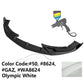 2020-2023 Cadillac CT4 IKON Style Painted Front Bumper Lip PP 3PCS