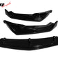 2025 Cadillac CT5 Luxury Gloss Black 3PCS Front Bumper Lip Spoiler PP