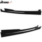 Fits 08-12 Accord 2D HFP Front Bumper Lip+Side Skirts Vents