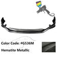 2013-2015 Honda Accord Sedan MD Style Front Bumper Lip PP 4DR