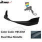 2017 Honda Accord Hybrid HFP Style Painted Front Bumper Lip Splitters