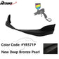 2017 Honda Accord Hybrid HFP Style Painted Front Bumper Lip Splitters