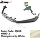 2018-2021 Honda Accord 3PC Front Bumper Lip PP