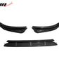 2023-2025 Honda Accord V4 3PCS Front Bumper Lip Carbon Fiber Print PP