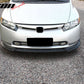 2006-2008 Honda Civic Sedan 4DR IKON Matte Black Front Lip Splitter PP