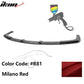 2006-2011 Honda Civic Sedan MU RR Style Front Bumper Lip ABS