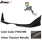 2016-2018 Honda Civic Coupe Sedan Front Bumper Lip Splitter