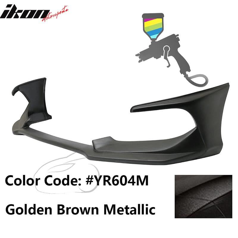 2016-2018 Honda Civic Coupe Sedan AVS Style Painted Front Bumper Lip
