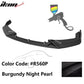 2017-2021 Honda Civic Hatchback IKON Style 3PCS Front Bumper Lip PP