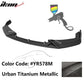 2017-2021 Honda Civic Hatchback IKON Style 3PCS Front Bumper Lip PP