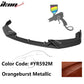 2017-2021 Honda Civic Hatchback IKON Style 3PCS Front Bumper Lip PP