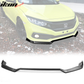 2019-2021 Honda Civic IKON V2 Style Front Bumper Lip Chin Spolier PU