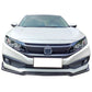 2019-2021 Honda Civic IKON V4 Style Front Bumper Lip Chin Spoiler 1PC