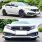2019-2021 Honda Civic Modulo Style Front Splitters Side Apron Lip