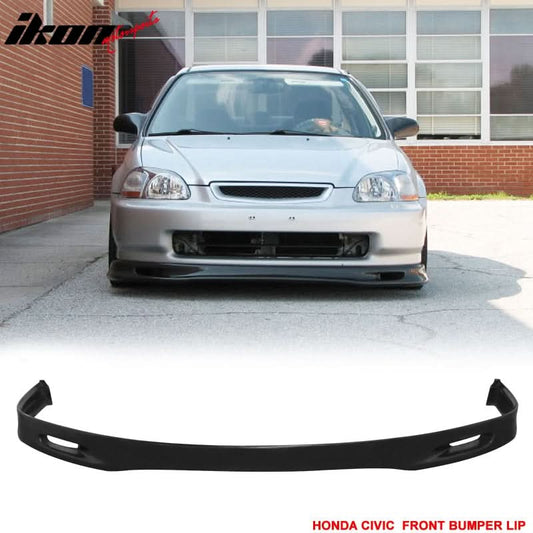 1996-1998 Honda Civic EK Car Front Bumper Lip Spoiler PU