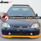 1996-1998 Honda Civic EK 2Dr Type R Painted Orange Front Bumper Lip PU