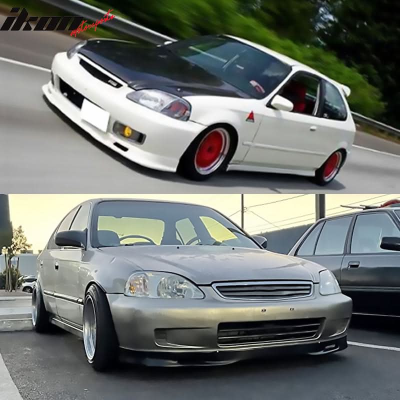 1999-2000 Honda Civic OE Style Front Bumper Lip PU