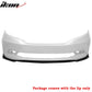 2011-2017 Honda Odyssey CK Style Unpainted Black Front Bumper Lip PU