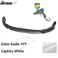 2017-2018 Hyundai Elantra L Style Painted Front Bumper Lip PP