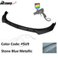 2021-2023 Hyundai Elantra 4DR Sedan Front Bumper Lip Spoiler PP 3PC