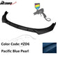 2021-2023 Hyundai Elantra 4DR Sedan Front Bumper Lip Spoiler PP 3PC