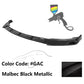 2010-2013 Infiniti G37 Sedan IKON 3PC Front Bumper Lip PP