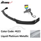 2018-2022 Infiniti Q50 Base Premium Painted Front Bumper Lip 3PC