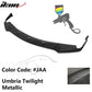 2014-2017 Infiniti Q50 Q50S Sport Model Painted Front Bumper Lip ABS