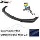 2016-2019 Lexus GS V2 Style Painted Front Bumper Lip Spoiler Painted