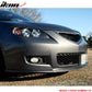 2007-2009 Mazda 3 Type-K Black Front Bumper Lip Splitter PU Sedan