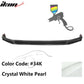 2017-2018 Mazda 3 4Dr 5Dr MK Style Front Bumper Lip Spoiler ABS