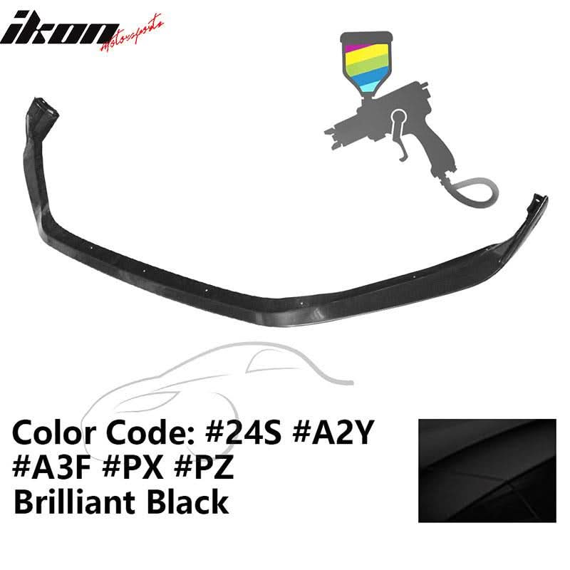 2014-2016 Mazda 3 4Dr 5Dr Mazdaspeed Style Front Bumper Lip Spoiler