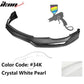 2017 Mazda 3 V3 Style Painted Front Bumper Lip Spoiler Splitter PP