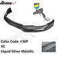 2017 Mazda 3 V3 Style Painted Front Bumper Lip Spoiler Splitter PP