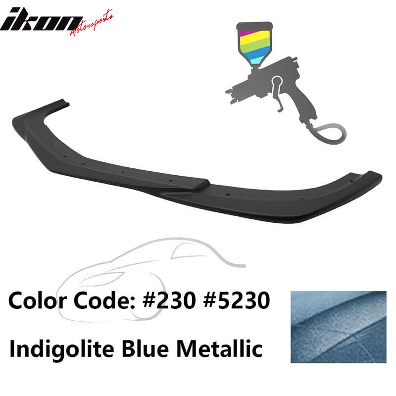 2012-2014 Benz W204 C63 AMG GH Style Painted Front Bumper Lip ABS