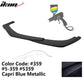 2012-2014 Benz W204 C63 AMG GH Style Painted Front Bumper Lip ABS