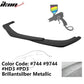2012-2014 Benz W204 C63 AMG GH Style Painted Front Bumper Lip ABS