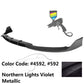 2015-2020 Benz W205 AP Style Painted Front Bumper Lip Spoiler PP