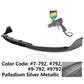 2015-2020 Benz W205 AP Style Painted Front Bumper Lip Spoiler PP