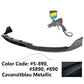 2015-2020 Benz W205 AP Style Painted Front Bumper Lip Spoiler PP