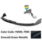 2015-2020 Benz W205 AP Style Painted Front Bumper Lip Spoiler PP