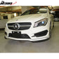 2013-2016 Benz C117 CLA Class Carbon Fiber Front Bumper Lip Aprons