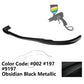 2008-2011 Benz W204 C Class GH Style Front Bumper Lip ABS