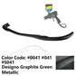 2008-2011 Benz W204 C Class GH Style Front Bumper Lip ABS